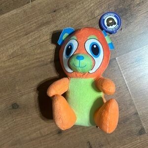 RARE colorful Bear plush 7" NWT A&A Global! Soft stuffed animal collectible toy